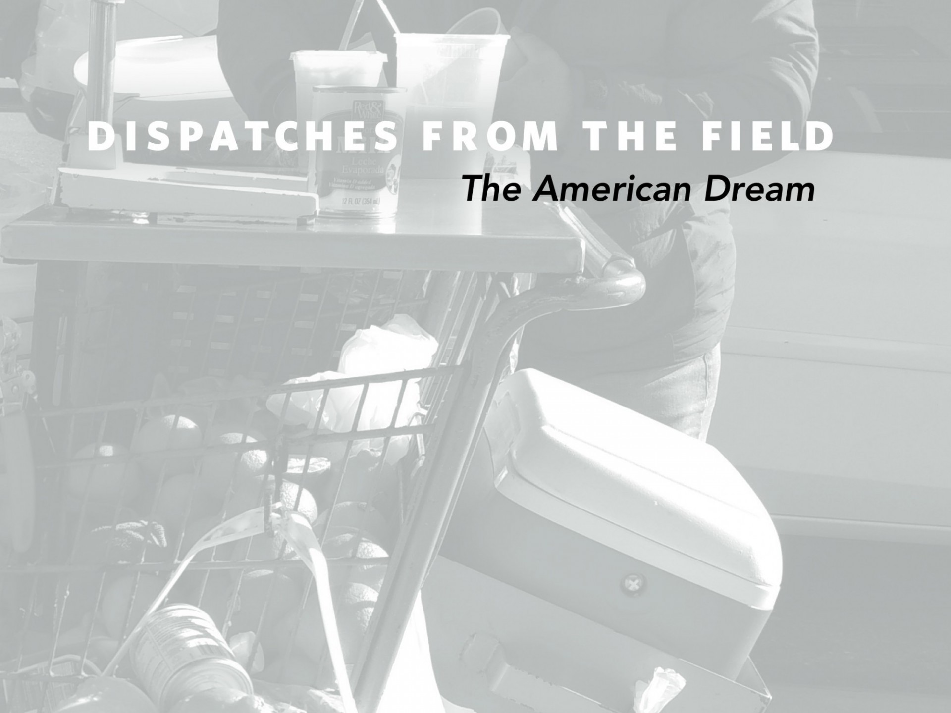 Dispatches From The Field: The American Dream